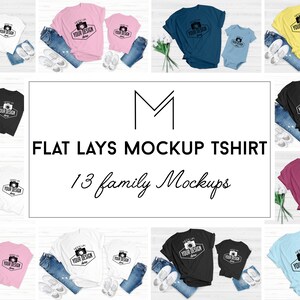 Download Bundle 17 Mockups Family Shirt Mock Ups Matching Family Blank Etsy