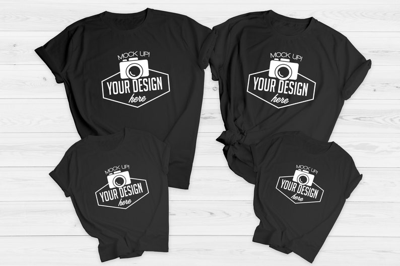 Download Bundle 17 Mockups Family Shirt Mock ups Matching Family ...