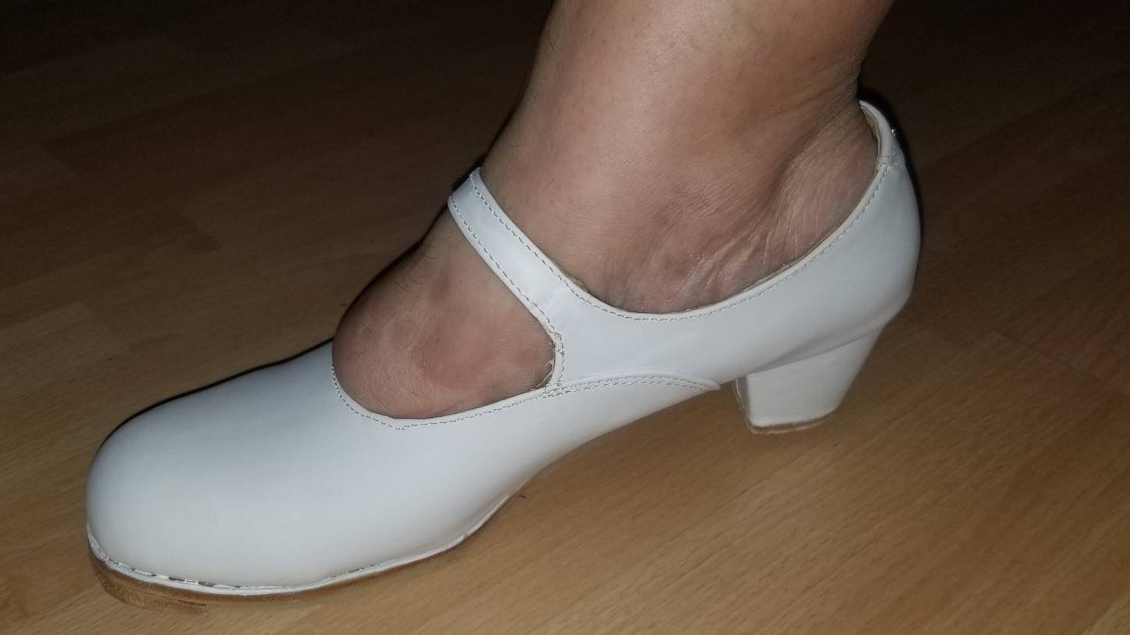 White Ballet Folklorico Dancing Shoes Etsy