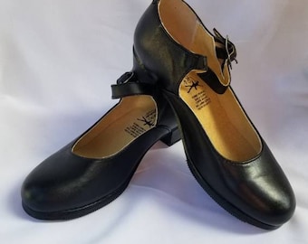 Black Ballet Folklorico Dancing Shoes