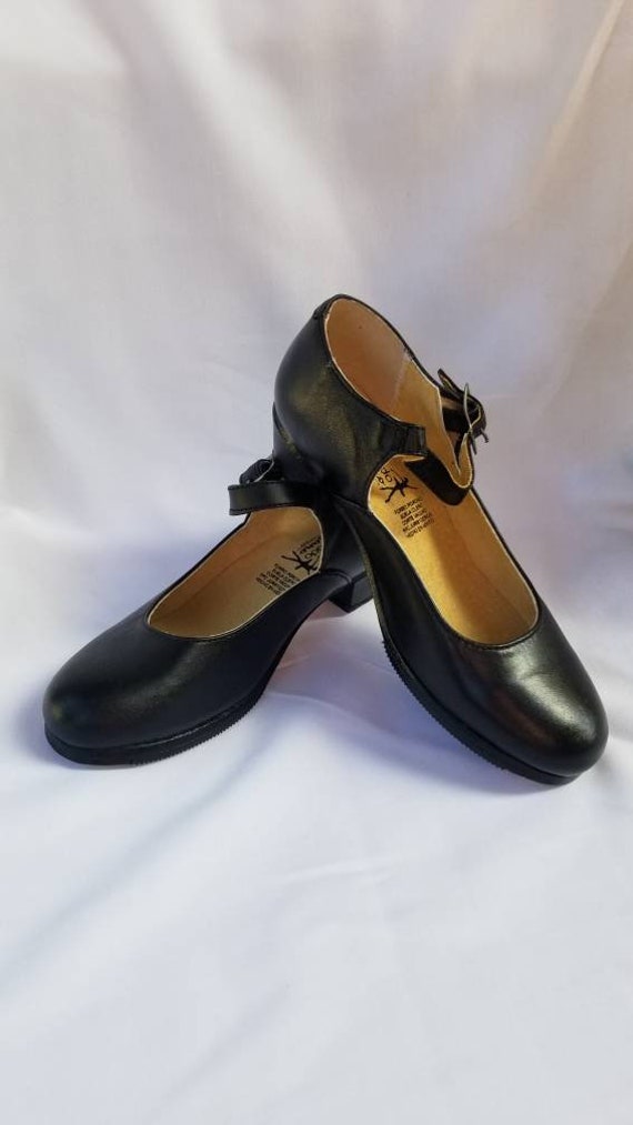 Duplicar madera patrón Zapato negro de mujer para baile folklorico - Etsy México
