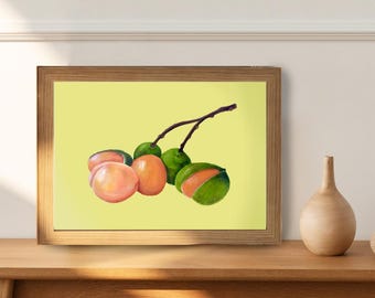 Quenepas-En La Bodega Digital Art Print