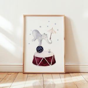 Pósteres | elefante | Póster de imagen para habitación de niños, póster de animales para habitación de niños, regalo para niño, póster para niña, póster para bebé y niño