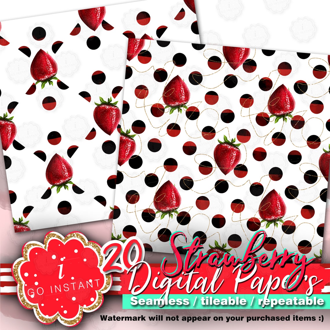 About strawberry for kindergarten picture