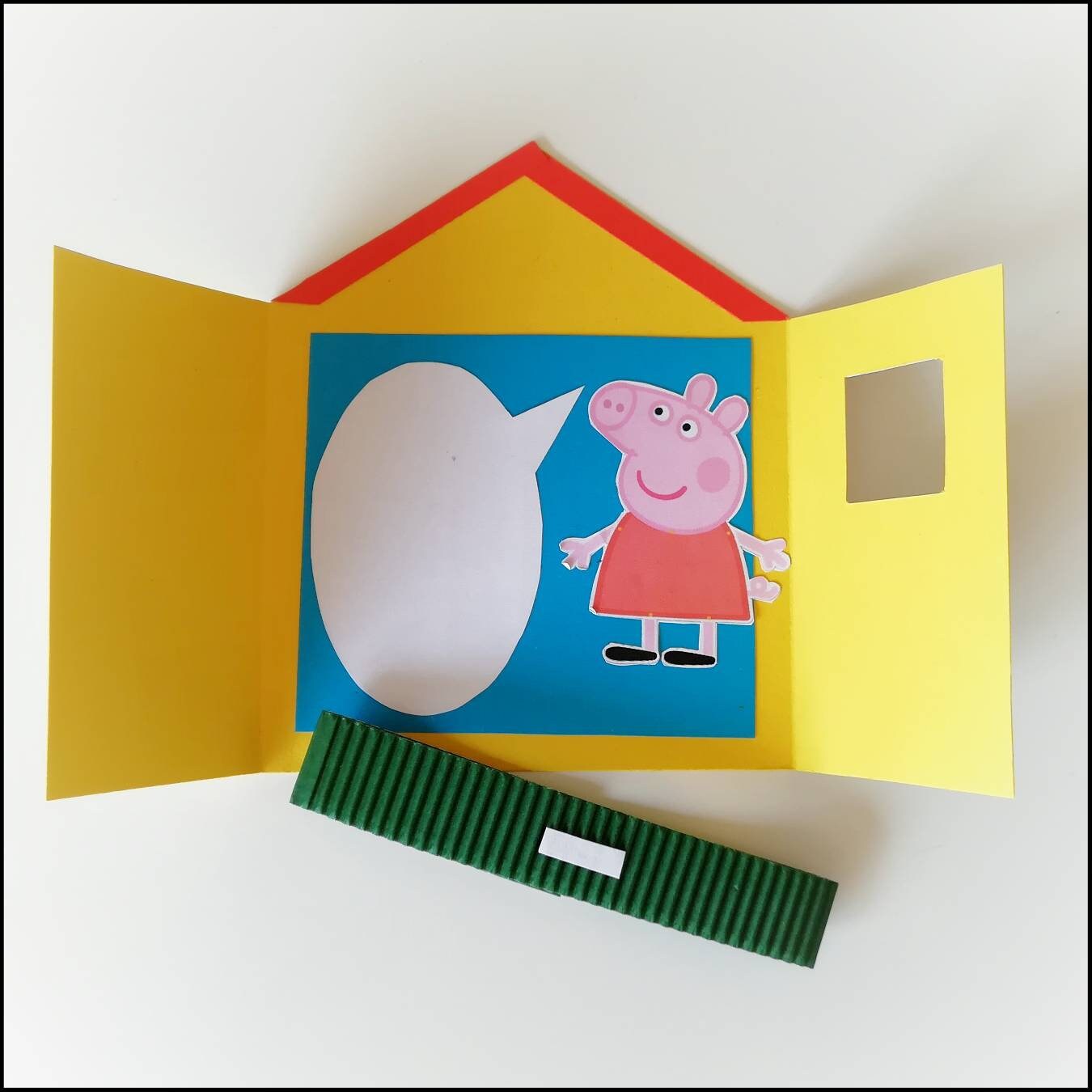 Desert Cactus Peppa Pig Einladungskarten – 10 Stück Mit Umschlägen, 12,7 X 17,8 Cm, Für Kindergeburtstag