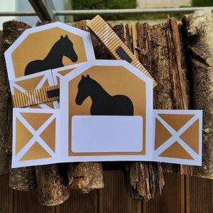 Einladungskarte Pferd für Pferdeparty, Kindergeburtstag Bild 2