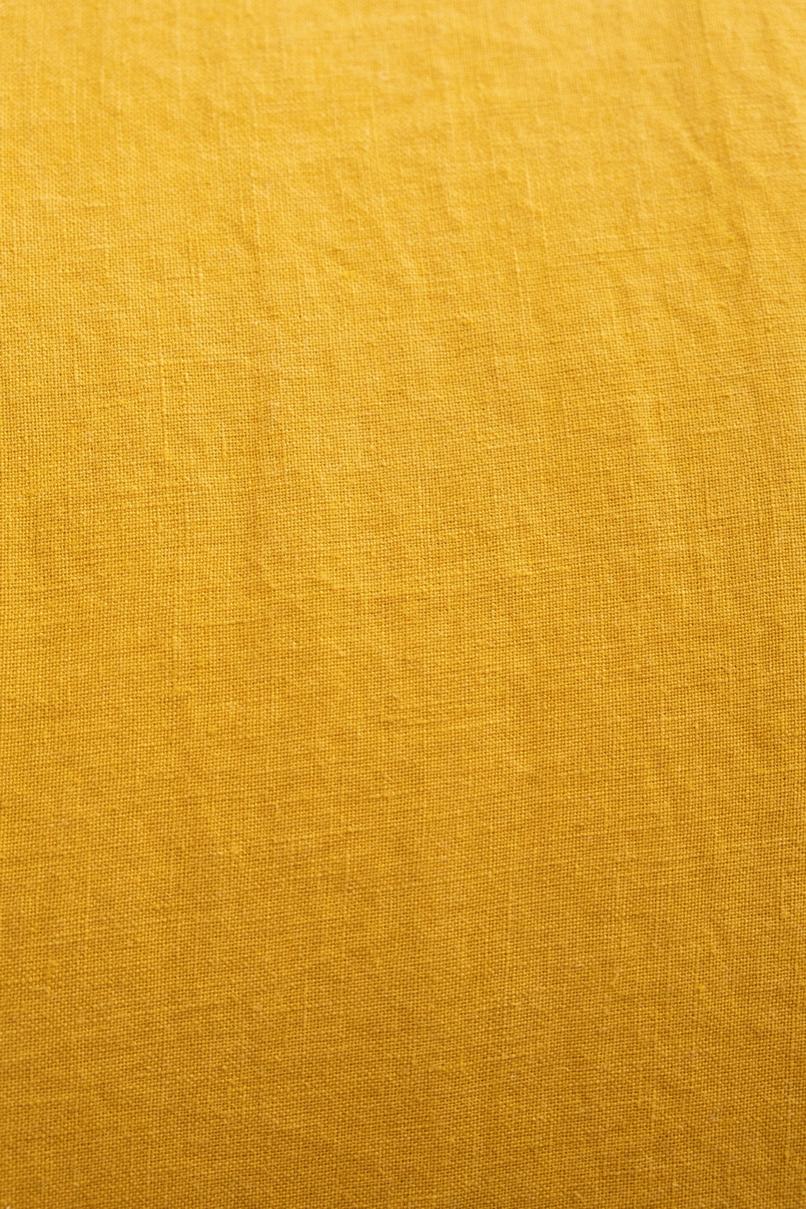 Linen flat sheet in Mustard / Twin Full Double Queen King Etsy
