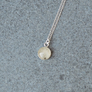 Genuine Real Moon Dust Necklace - 925. Sterling Silver -  Moon Dust Pendant -  Lunar Meteorite Necklace - Lunar Meteorite Pendant