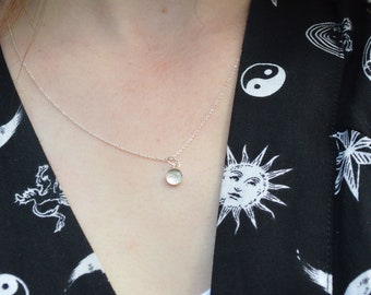 Genuine Real Moon Dust Necklace - 925. Sterling Silver -  Moon Dust Pendant -  Lunar Meteorite Necklace - Lunar Meteorite Pendant