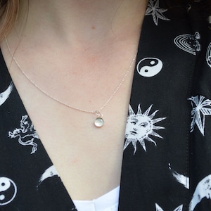 Genuine Real Moon Dust Necklace - 925. Sterling Silver -  Moon Dust Pendant -  Lunar Meteorite Necklace - Lunar Meteorite Pendant