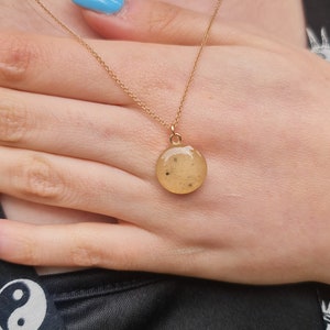 Moon Dust Rose Gold Large Necklace