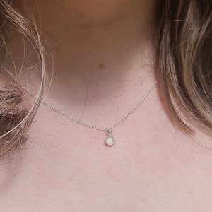 Moon Dust Tiny Necklace 925. Sterling Silver