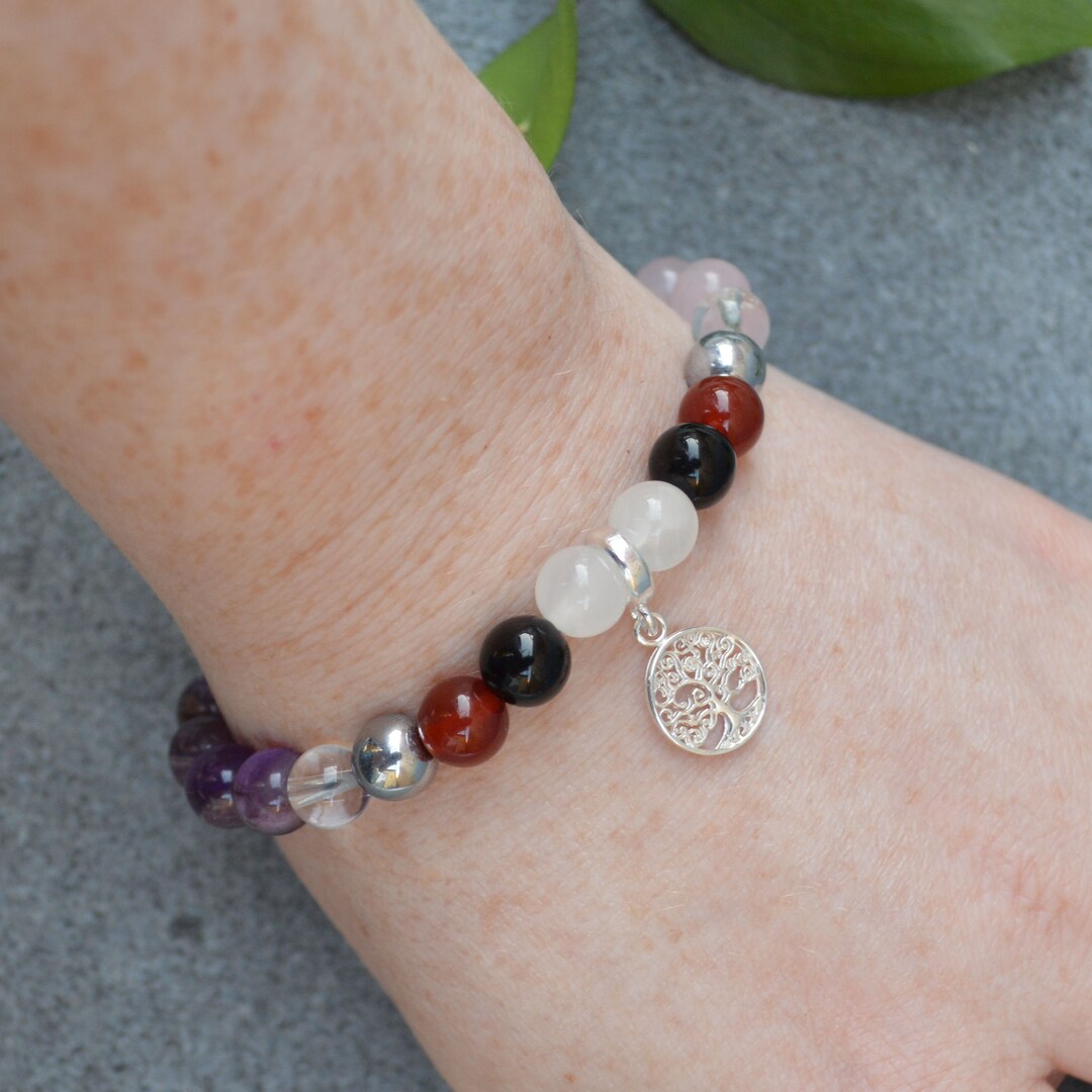 Menopause Support Bracelet Crystal Healing Bracelet Custom Etsy España