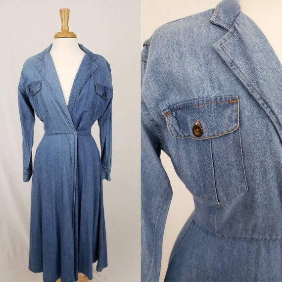 banana republic denim dress