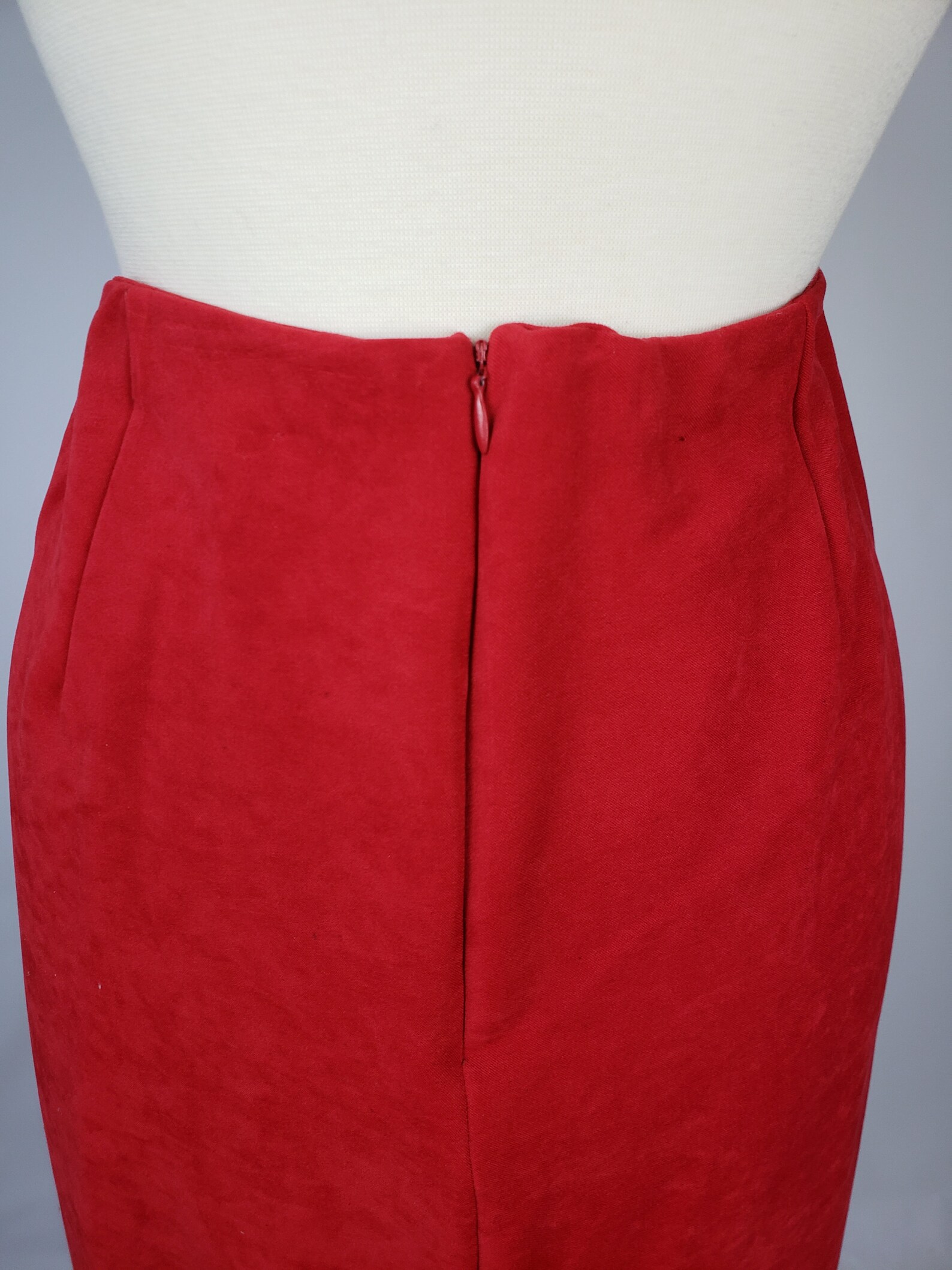 80s Vintage Boho Red Long Fringe Skirts Medium and Large Etsy