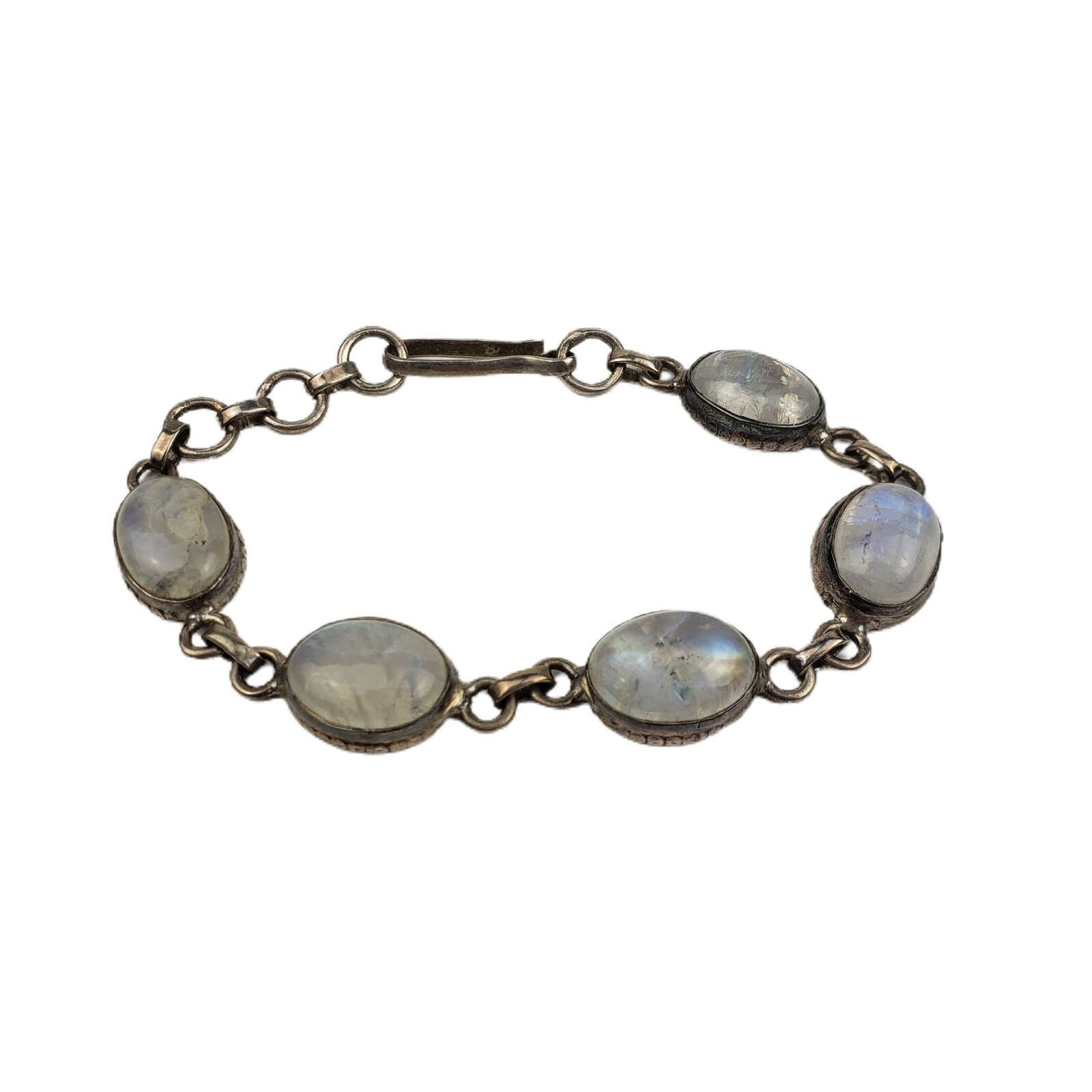 Vintage 80s 925 Sterling Silver Natural Chalcedony Quartz - Etsy