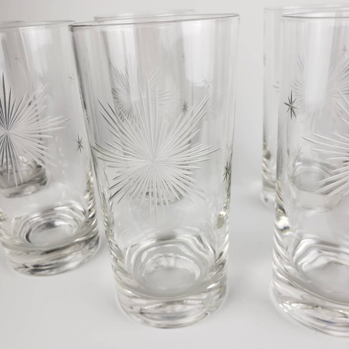 vintage starburst drinking glasses