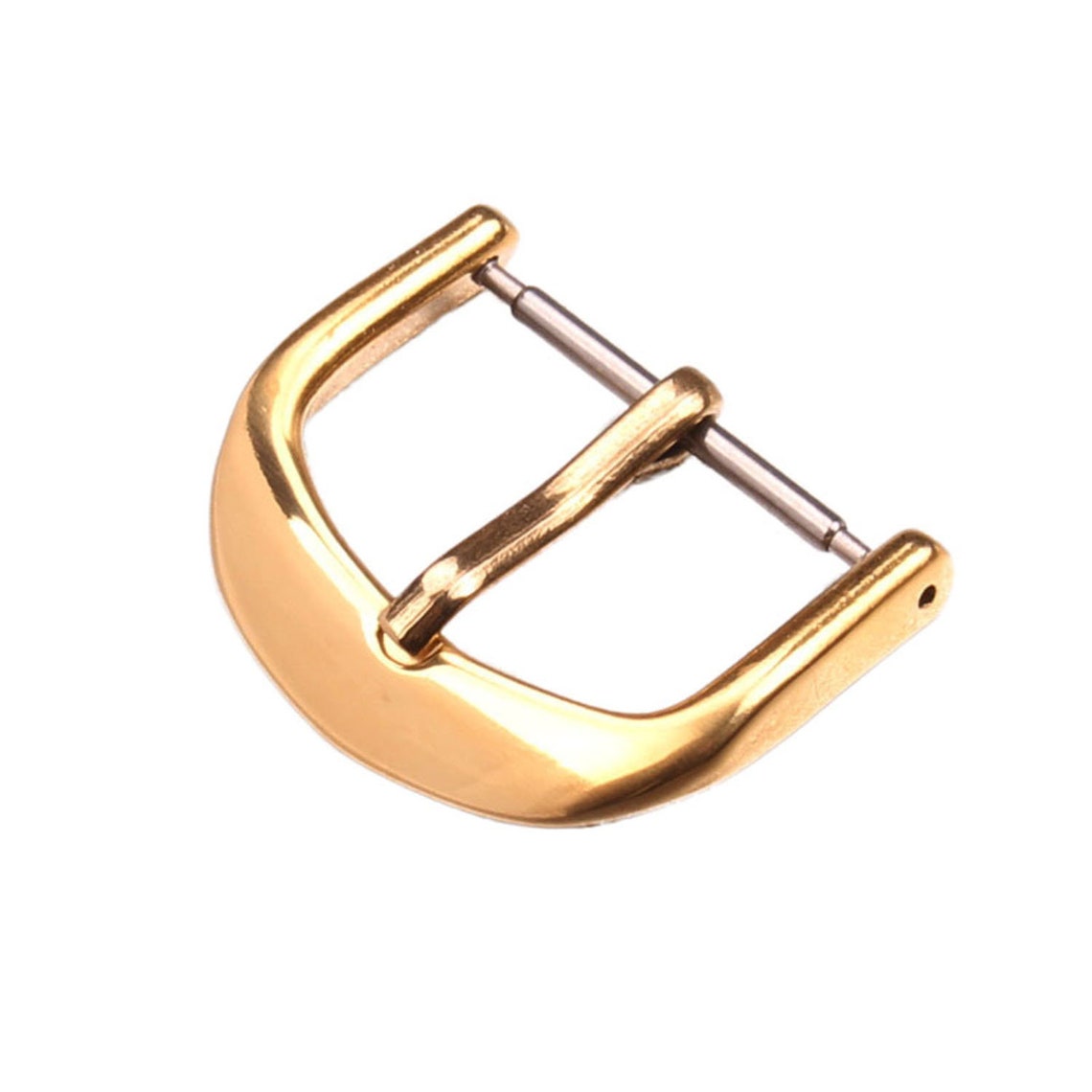 Solid Stainless Steel Silver Gold Watch Buckle 12mm 22mm Etsy