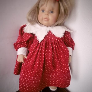 Urocza lalka artystki autorstwa Brigitte Leman Art Design „Perle 1993 nr 078”