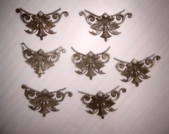 Beautiful Art Nouveau fittings, metal, versatile - !Single price!