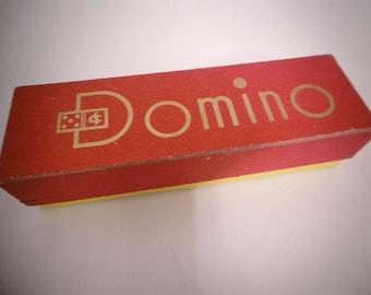 Old domino game from GDR production, &quot;Vero&quot;, new and unused!