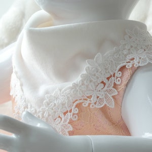 Triangular scarf baby jacket christening hat jacket bolero jacket christening set BoleFo