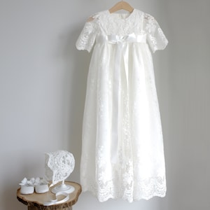 100% custom-made Alice christening dress family dress hat