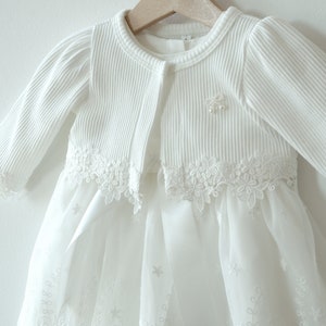 BoleDia bolero baby jacket for christening gown jacket