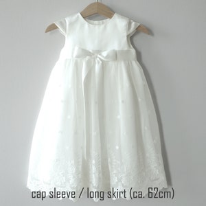 Miia avec/sans boléro robe de baptême robe de soirée filles robe robe de bébé robe de baptême cap sleeve/long