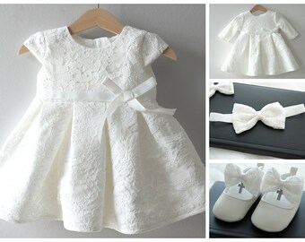 Loyala christening dress party dress girls dress baby dress