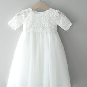 Alona baptism dress tulle dress baby dress