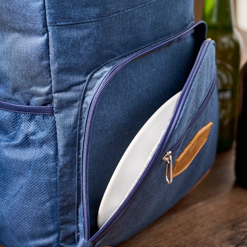 Personalized Groomsmen Gift Bag Custom Cooler Backpack Groomsman Gift Insulated Cooler Beer Bag Hiking Cooler Bag Father's Day Gift for Him image 7