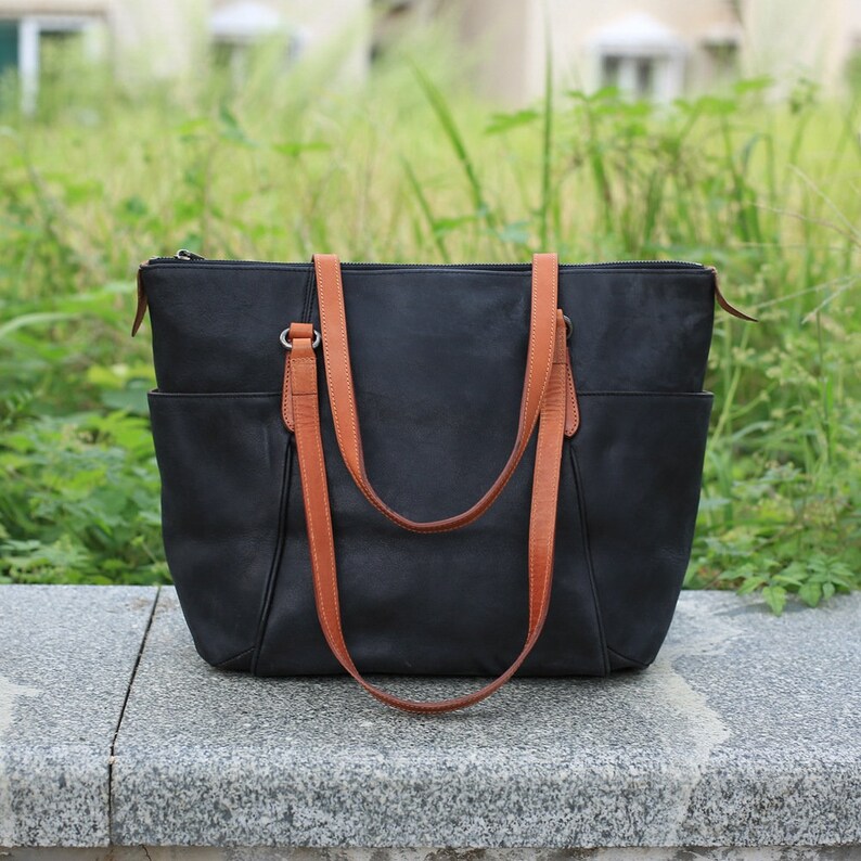 best black leather handbag