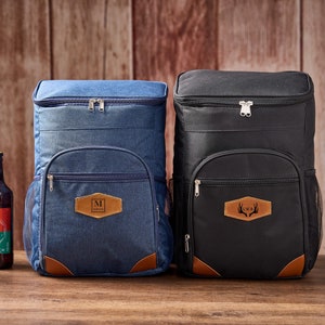 Personalized Groomsmen Gift Bag Custom Cooler Backpack Groomsman Gift Insulated Cooler Beer Bag Hiking Cooler Bag Father's Day Gift for Him image 5