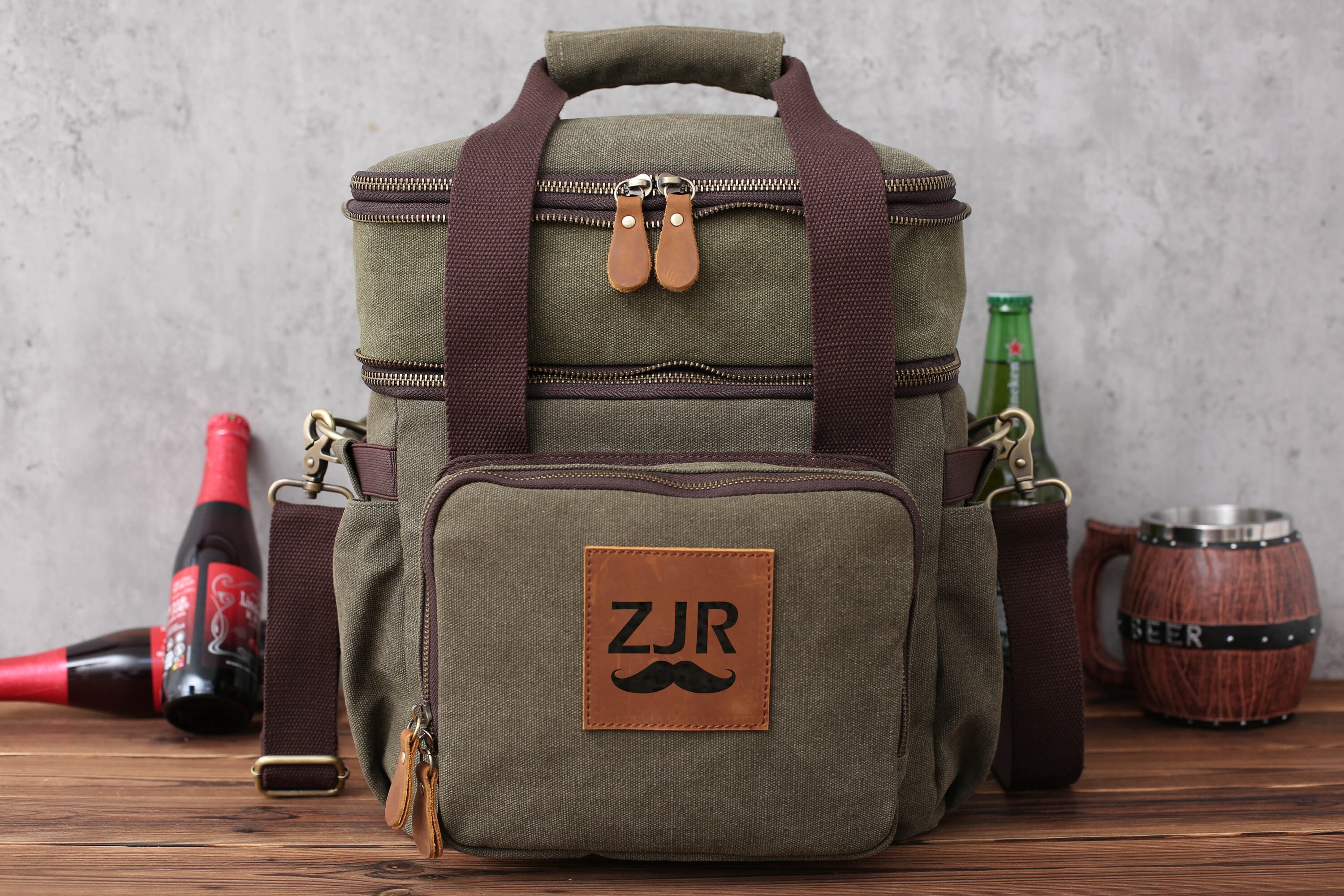 Personalized Cooler Bag Gift for Dad Groomsmen Gift Beer Etsy
