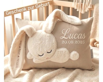Baby Kissen zur Geburt/ Geschenk geburt /Kissen mit Namen/geburtskissen/mit Größe und Gewicht/Geschenk geburt Junge Mädchen Kissen /Polster