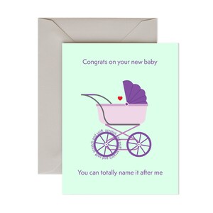 Drôle de nouvelle carte bébé - Scratch and Sniff - NOUVEAU BÉBÉ