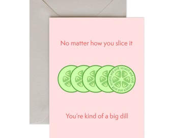 Funny Pickle Card - Scratch and Sniff - Big Dill