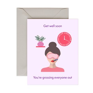 Drôle de carte get well - Scratch and Sniff - Sicko