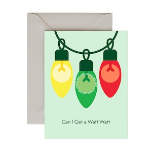 Drôle de carte de Noël - Scratch and Sniff - WATT WATT