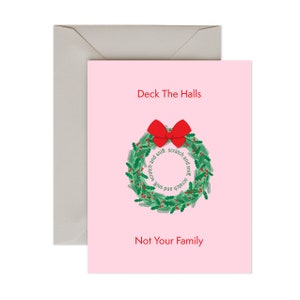 Drôle de carte de Noël - Scratch and Sniff - DECK THE HALLS