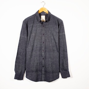 Handwoven Indigo Hidden Button Down Shirt / Men Shirt / Khadi - Etsy