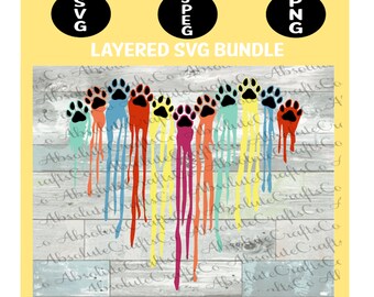 Download Dripping heart svg | Etsy