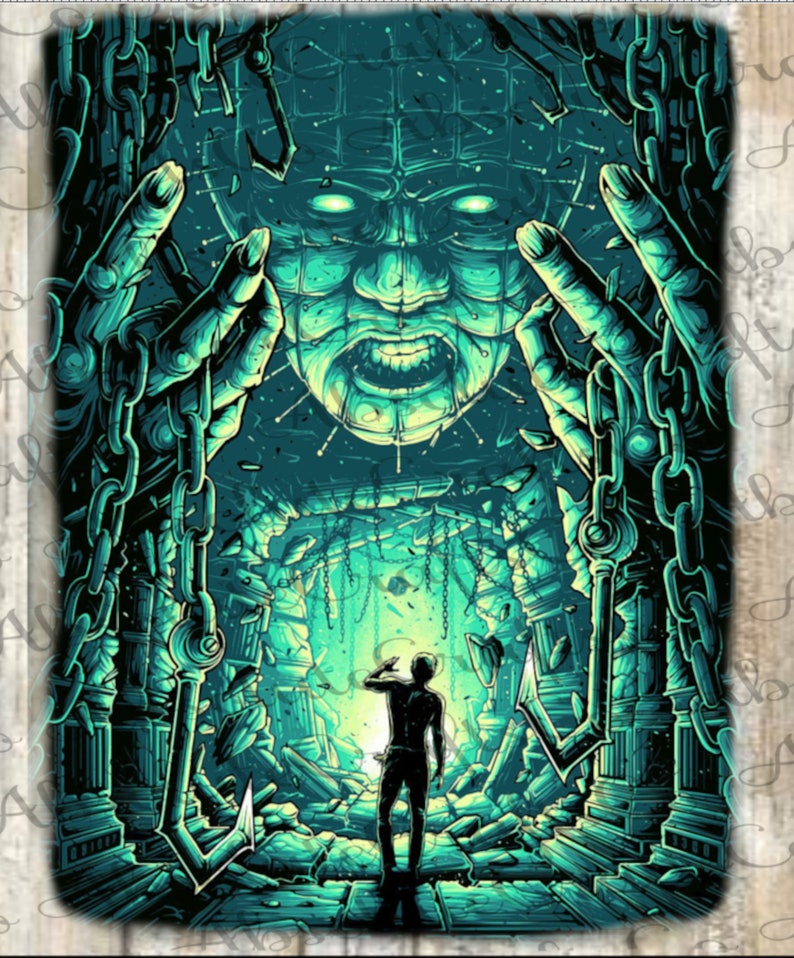 Waterslide Sticker Freddy Krueger Horror Movie Characters PNG Sublimation Printable- Michael Myers- Jason Voorheez Hellraiser