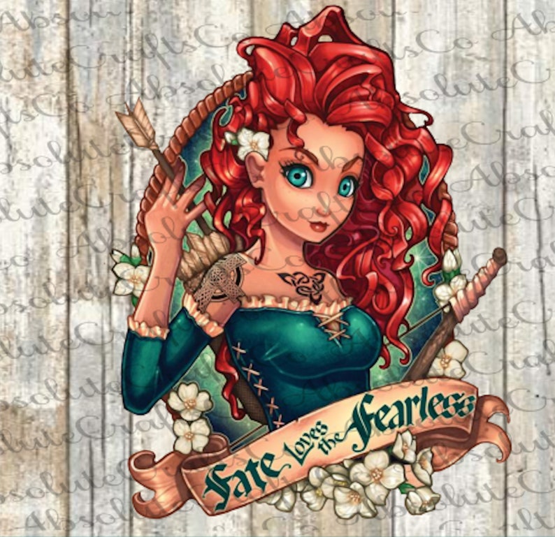 fate loves the fearless disney princess png printable