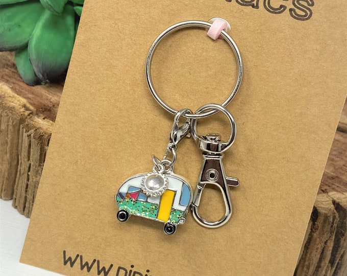 Vintage Camper Key Chain