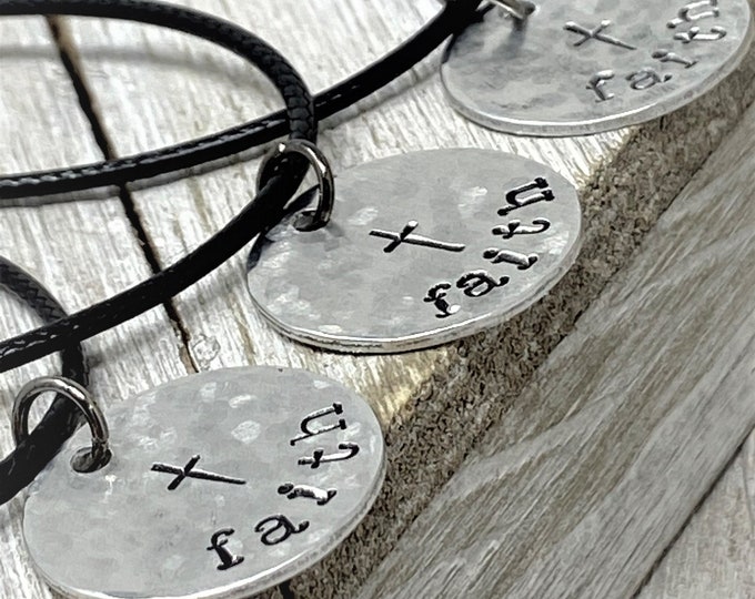 Faith Necklace | Hand Stamped | Bulk Orders Welcome