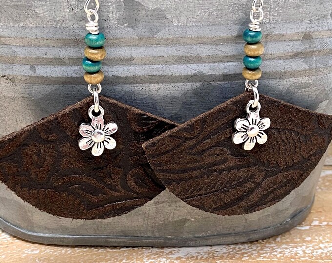 Western Leather Earrings
