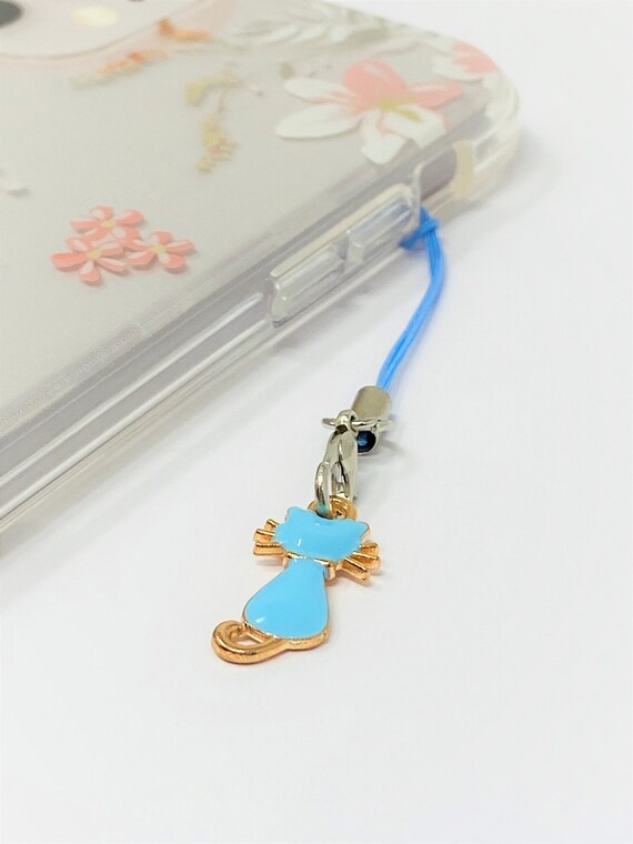 Cat Phone Charm, Phone Charm, Mini Cat Phone Charm, Switch Charm, Cat Lovers, Enamel Cat Charm, Planner Charm, Tiny Cat Charm, Gift