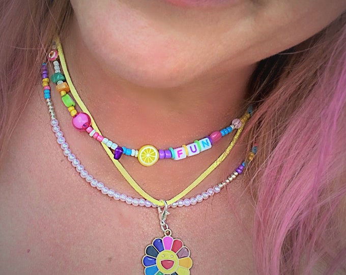Stackable Beaded Necklaces | Customize Yours
